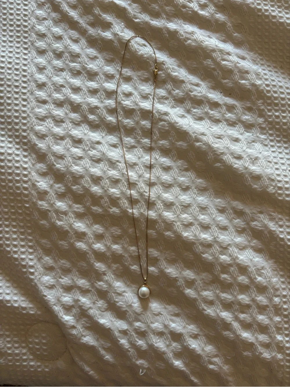 14k Gold Freshwater Pearl Necklace